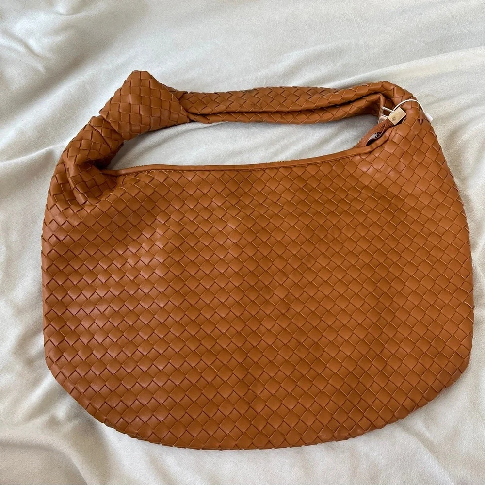Anthropologie The Brigitte Satchel by Melie Bianco in Tan - Picture 5 of 6